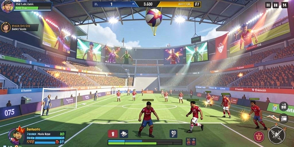 Mode multiplayer dengan pengalaman teamwork yang seru.