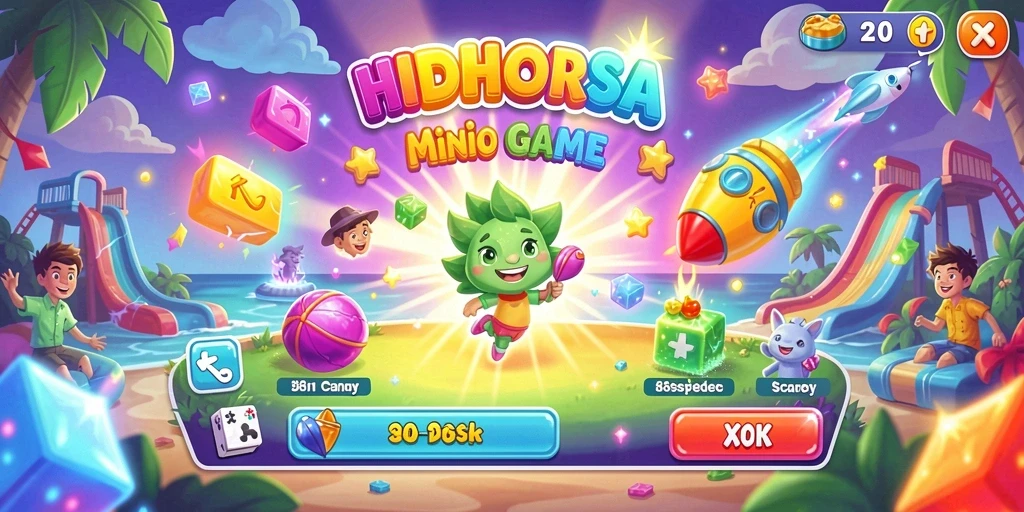 Grafik permainan yang colorful dan menarik.