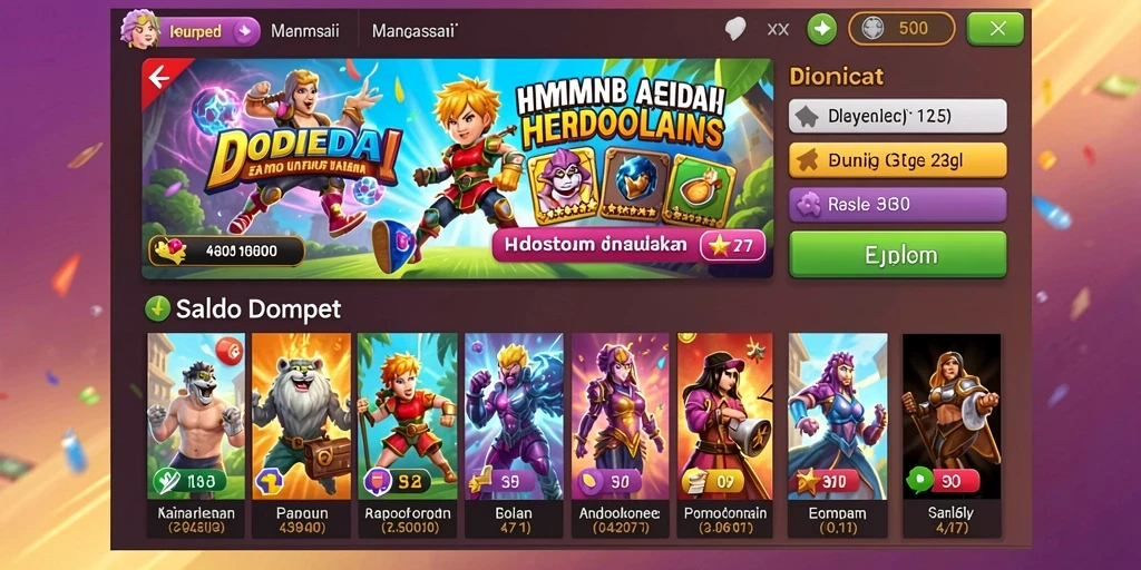 Mode kompetisi yang seru dan menegangkan.