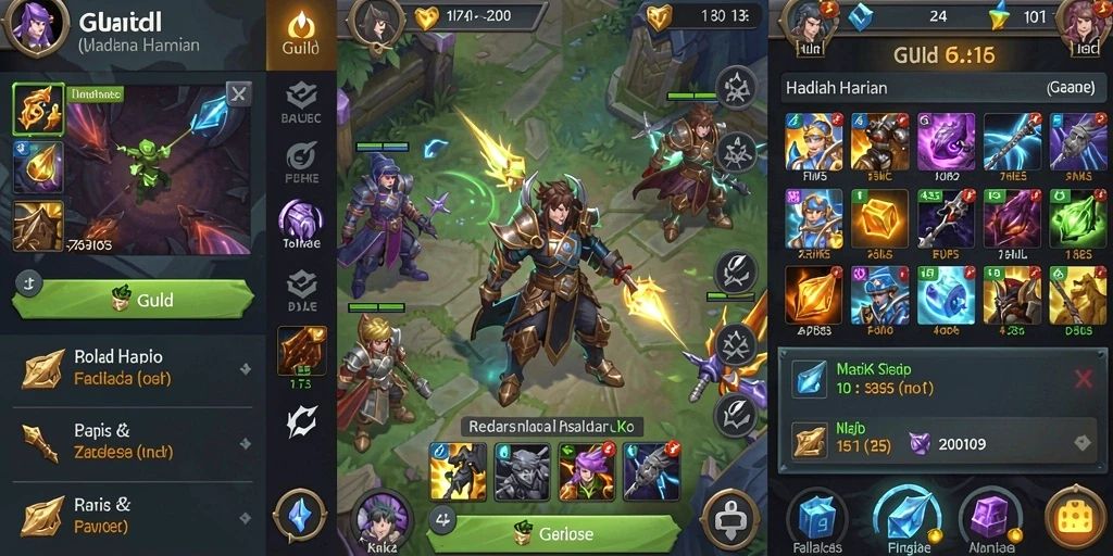 Screenshot fitur reward yang memikat dan menantang.