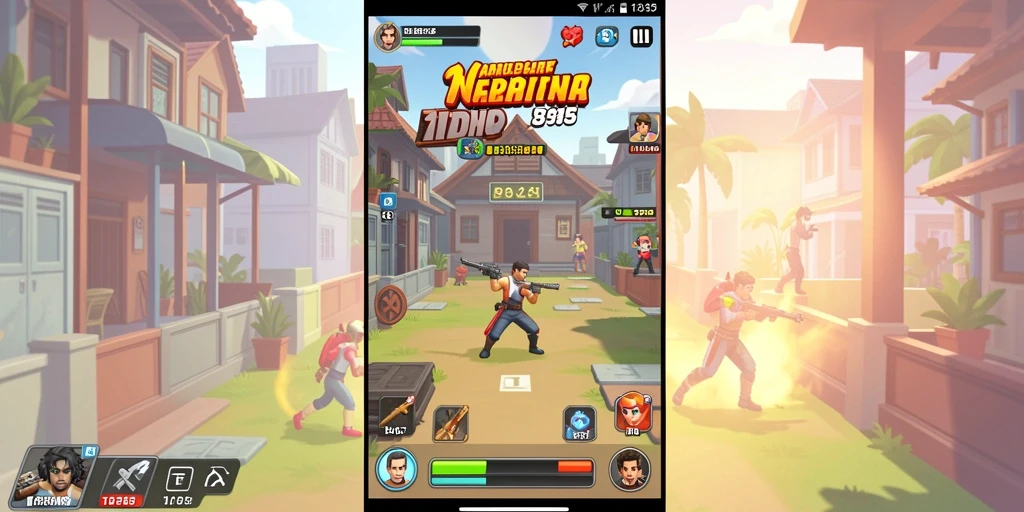 Screenshot menunjukkan turnamen yang sedang berlangsung dengan banyak peserta.
