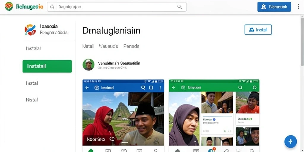 Visualisasi dunia luar game yang memukau.