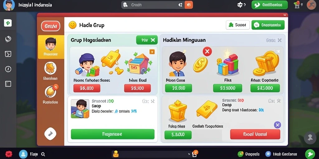 Momen aksi seru dalam permainan yang penuh tantangan.
