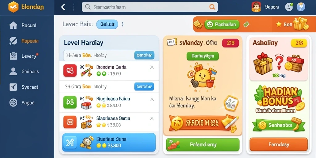 Menampilkan karakter-karakter unik yang dapat kamu pilih.